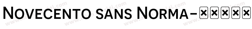 Novecento sans Norma字体转换